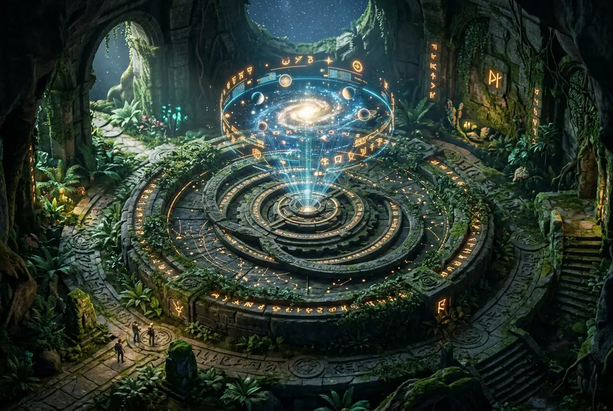 Sun-Dial of the Ancients Wheel Game